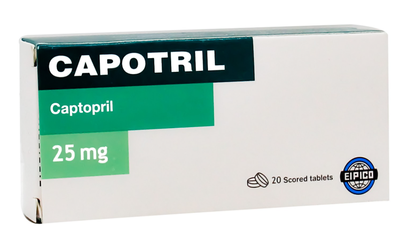 CAPOTRIL 25 MG 20/TABLETS | %3 كابوتريل25مجم 20قرص 20و