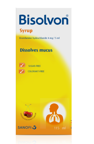 BISOLVON SYRUP | بيسلفون اكسى115سم 20و