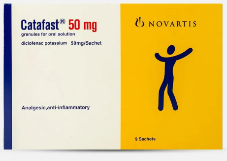 Catafast 50mg granules 9sach. | كتافاست 50مجم 9 كيس