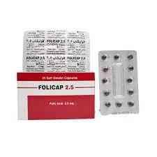 folicap 2.5 mg 24 CAP | فوليكاب 2.5 مجم 24 كبسوله
