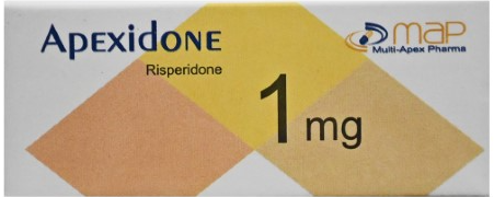 Apexidone 1 mg 20 tablet | أبكسيدون 1 مجم 20 قرص