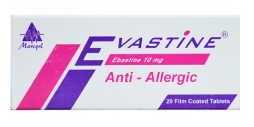 Evastine 10mg 20 tab | ايفاستين 10 مجم 20 قرص