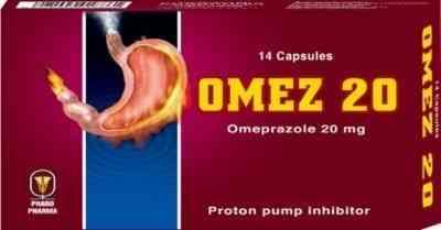 Omez 20 mg 14 cap | أوميز 20 مجم 14 كبسول