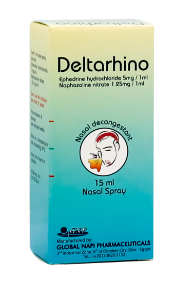 deltarhino nasal spray 15ml | دلتارينو بخاخة للانف 15 مل