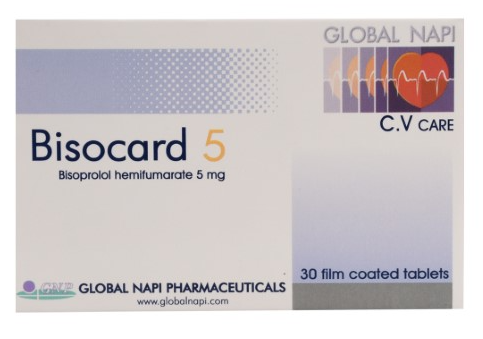 Bisocard 5mg 30 tab | بيزوكارد 5مجم 30 قرص