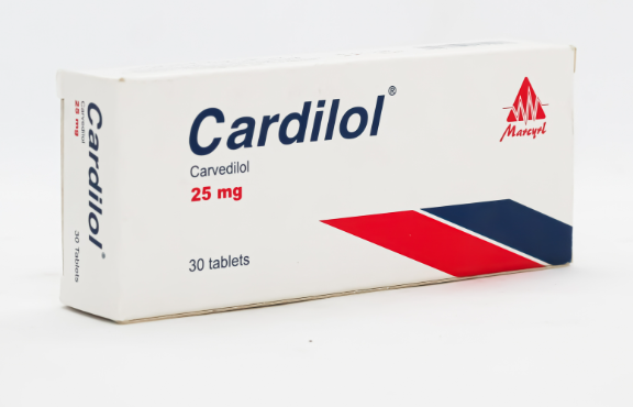 Cardilol 25mg 30 tab | كارديلول 25 مجم 30 قرص