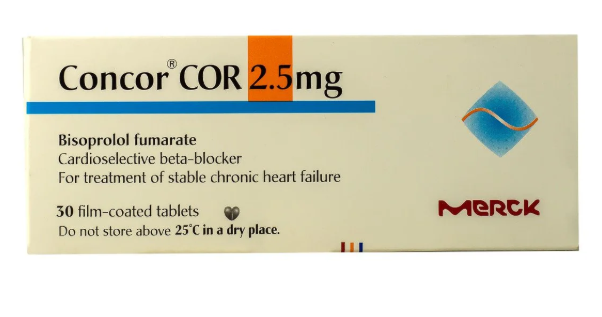 Concor Cor 2.5mg 30 tab | كونكوركور 2.5مجم 30 قرص