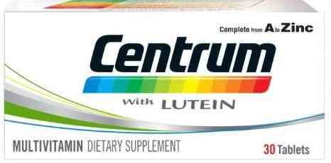 Centrum with lutein 100tab | سنترم مع لوتين 100قرص