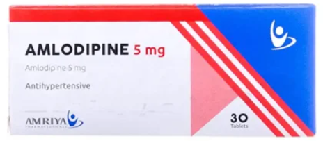 AMLODIPINE 5mg 30 tab | املوديبين 5 جم 30 قرص