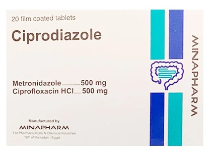 ciprodiazole 500 mg 20 tap | سيبروديازول 500 مجم 20 قرص