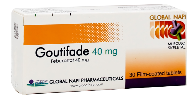 Goutifade 40 mg tab | جاوتيفيد اقراص 40 مجم