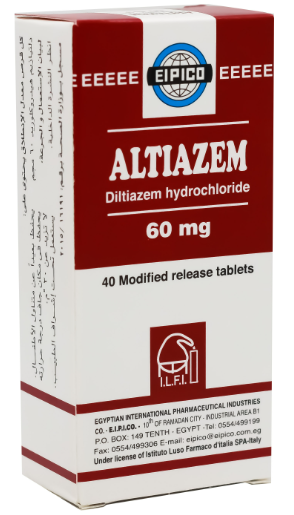 ALTIAZeM 40 tab 60mg | التيازيم اقراص 40قرص 60مجم
