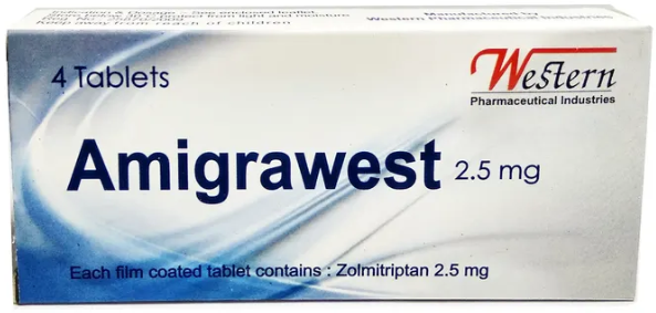 amigrawest 2.5mg 4tablets | أميجرا ويست 2.5 مجم 4 اقراص