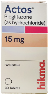 Actos 15mg 30tab | اكتوس 15 مجم 30قرص