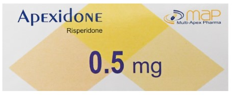apexidone 0.5mg 30 tab. | ابيكسيدون 0.5 مجم 30قرص