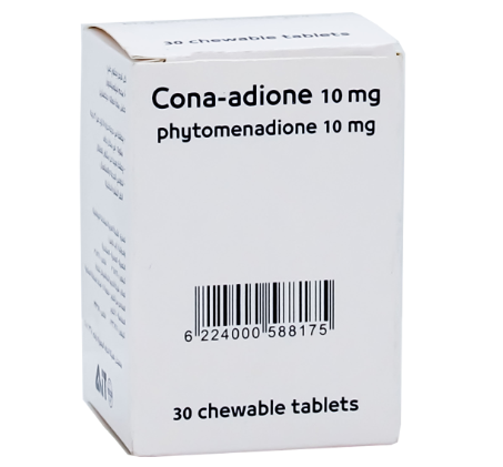 cona adione 10mg phytomenadione 30tablets | كوناديون 10مجم30 قرص