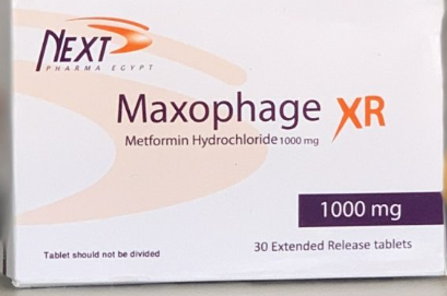 Maxophage XR 1000mg 30tabs | ماكسوفاج اكس ار 1000 مجم