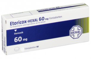 Etoricox-hexal 60 mg 30 f.c.tabs. | ايتوريكس هكسال 60مجم 30 قرص