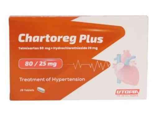 CHARTOREG PLUS 80-25MG 28TAB | شارتوريج بلس 80\25مجم 28قرص
