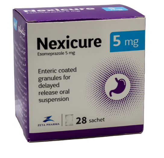 nexicure 5 mg 7 sachet