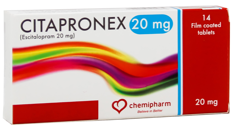 citapronex 20mg 14 f.c. tabs. | سيتابرونكس 20 مجم 14 قرص