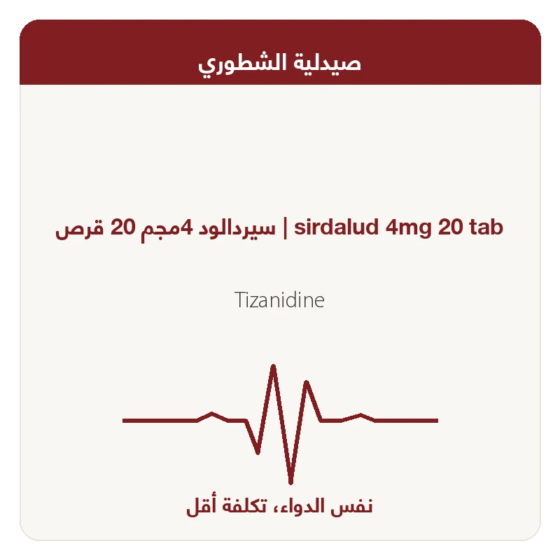 sirdalud 4mg 20/TAB | sirdalud 4mg 20/TAB