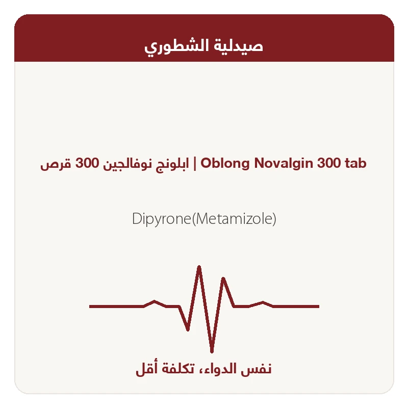 ابلونج نوفالجين 300 قرص