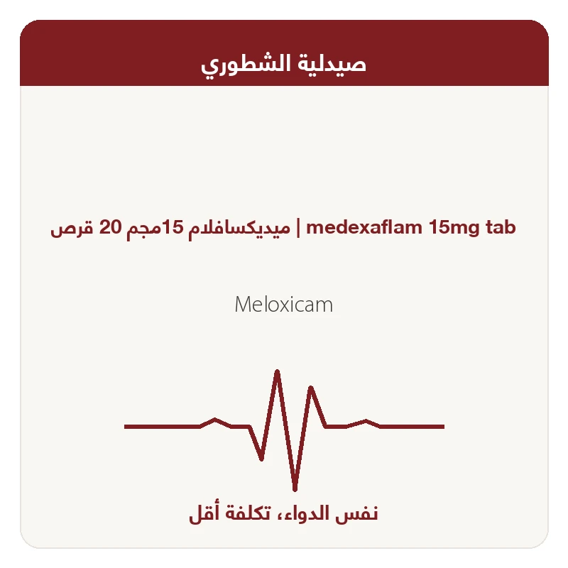 ميديكسافلام 15مجم 20 قرص