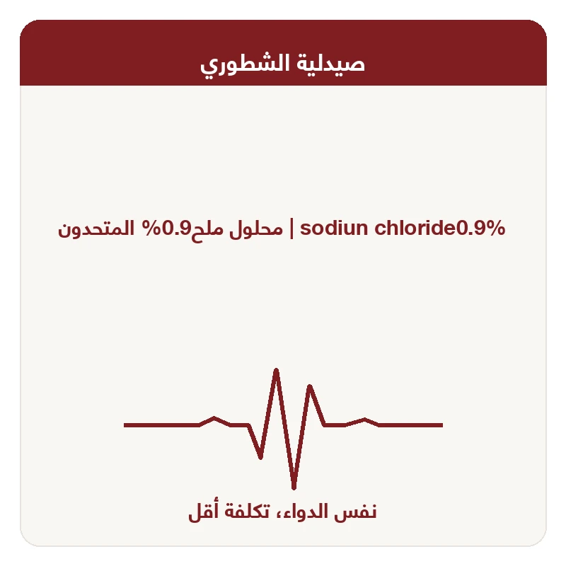 محلول ملح0.9% المتحدون