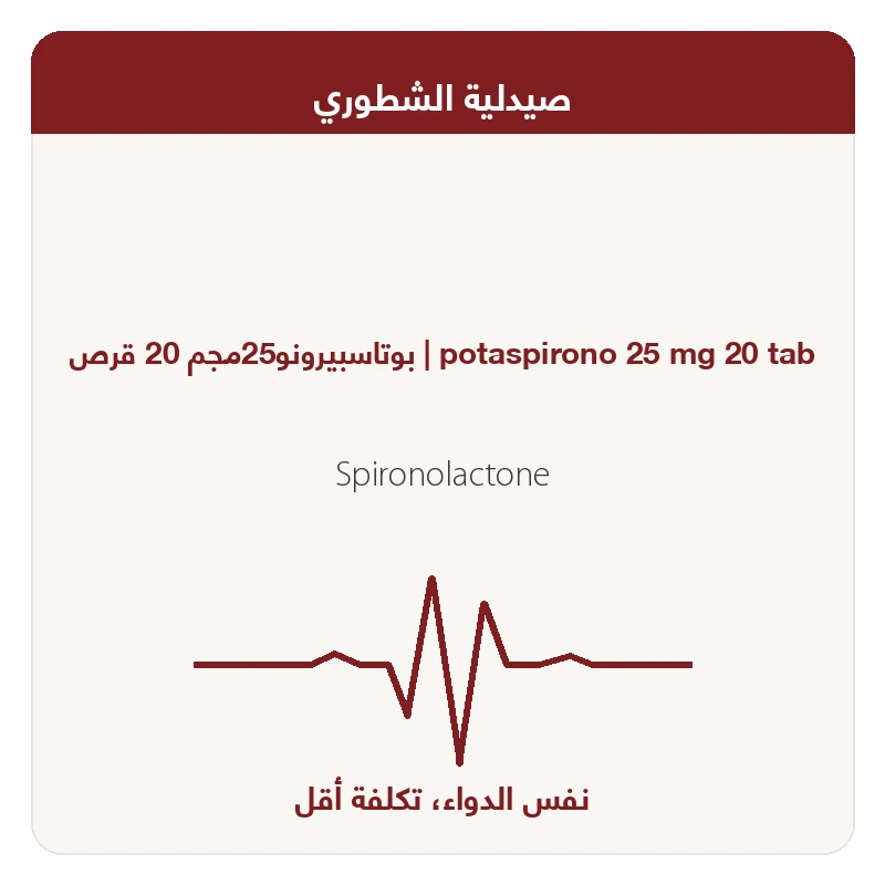 بوتاسبيرونو25مجم 20 قرص